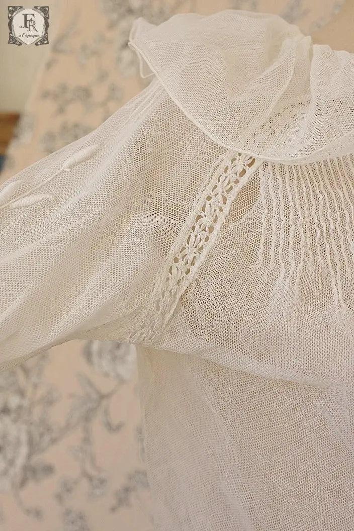 アンティークブラウス vêtement blouse 素材用 .FR a l'epoque