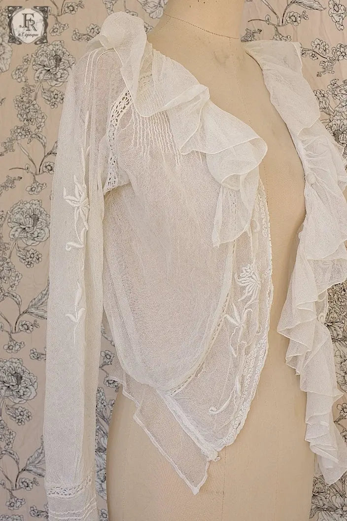 アンティークブラウス vêtement blouse 素材用 .FR a l'epoque