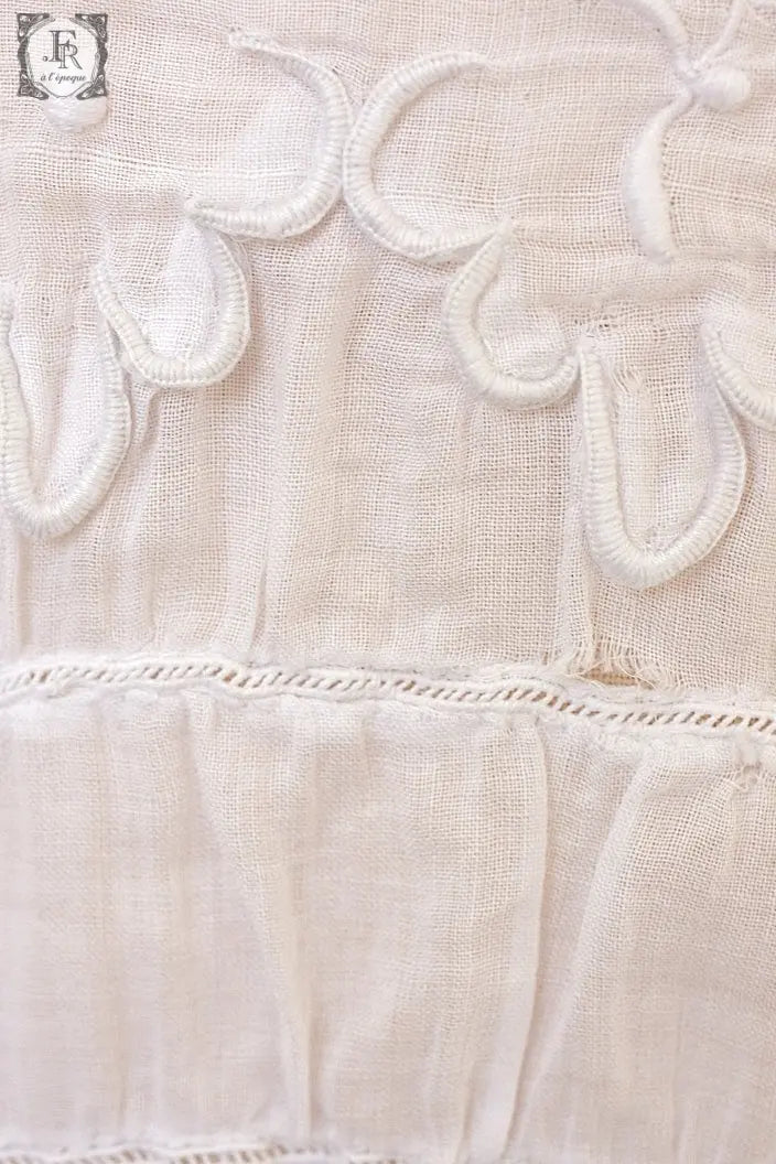 アンティークワンピース vêtement deress 宿木刺繍 素材用 .FR a l'epoque