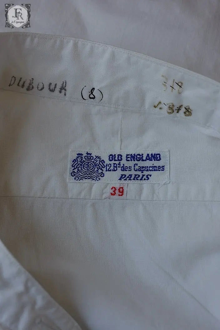 ヴィンテージシャツ vêtement men's shirt .FR a l'epoque