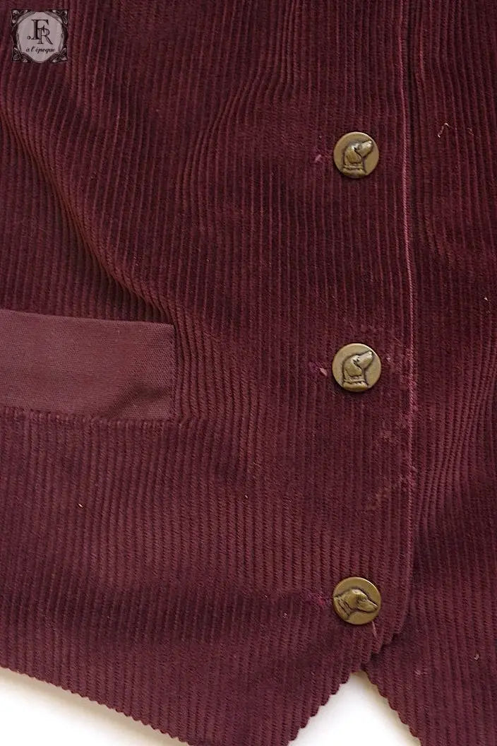 ヴィンテージジレ vêtement vintage  gilet 3 .FR a l'epoque