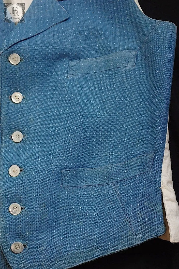 アンティークジレ vêtement antique  gilet pour monsieur1 .FR a l'epoque