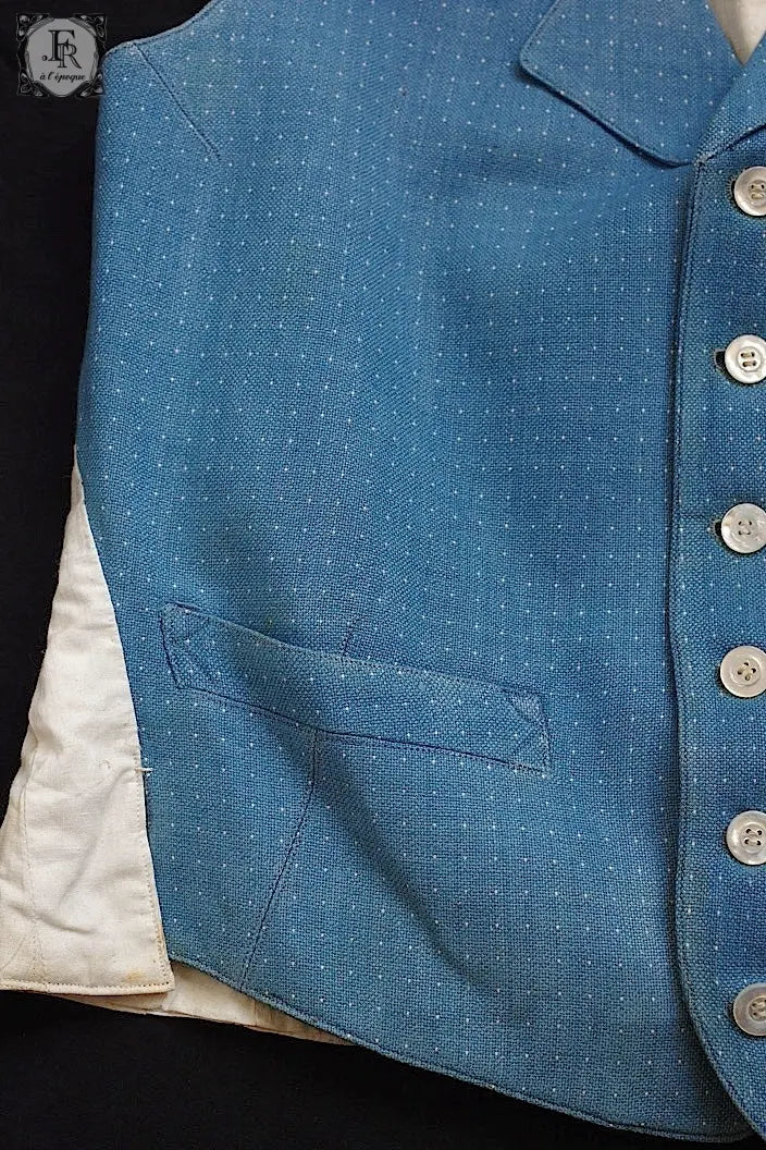 アンティークジレ vêtement antique  gilet pour monsieur1 .FR a l'epoque