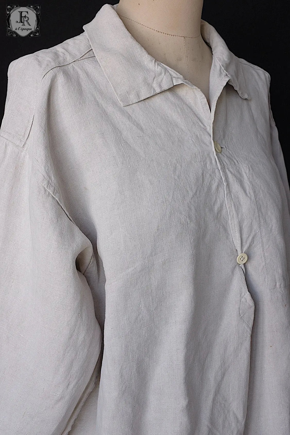 アンティークマリンシャツ vêtement antique リネンマリンシャツ .FR a l'epoque