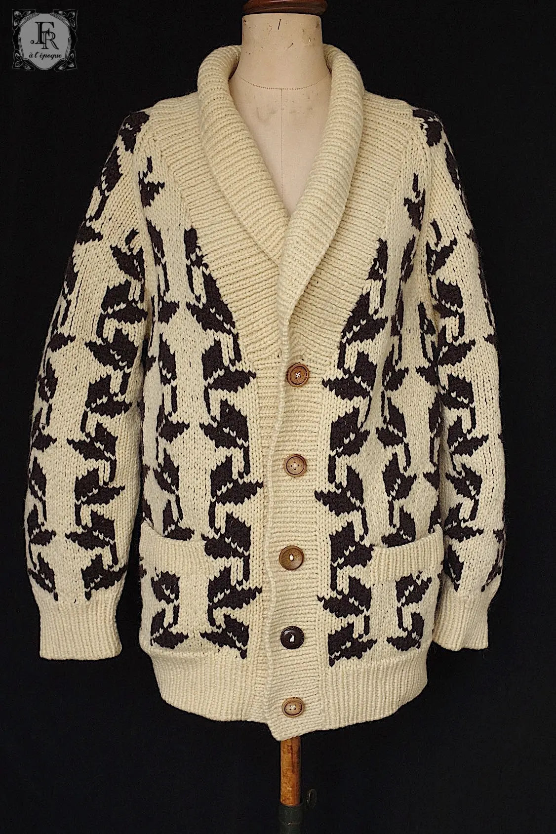 ヴィンテージニット vêtement vintage アウター .FR a l'epoque