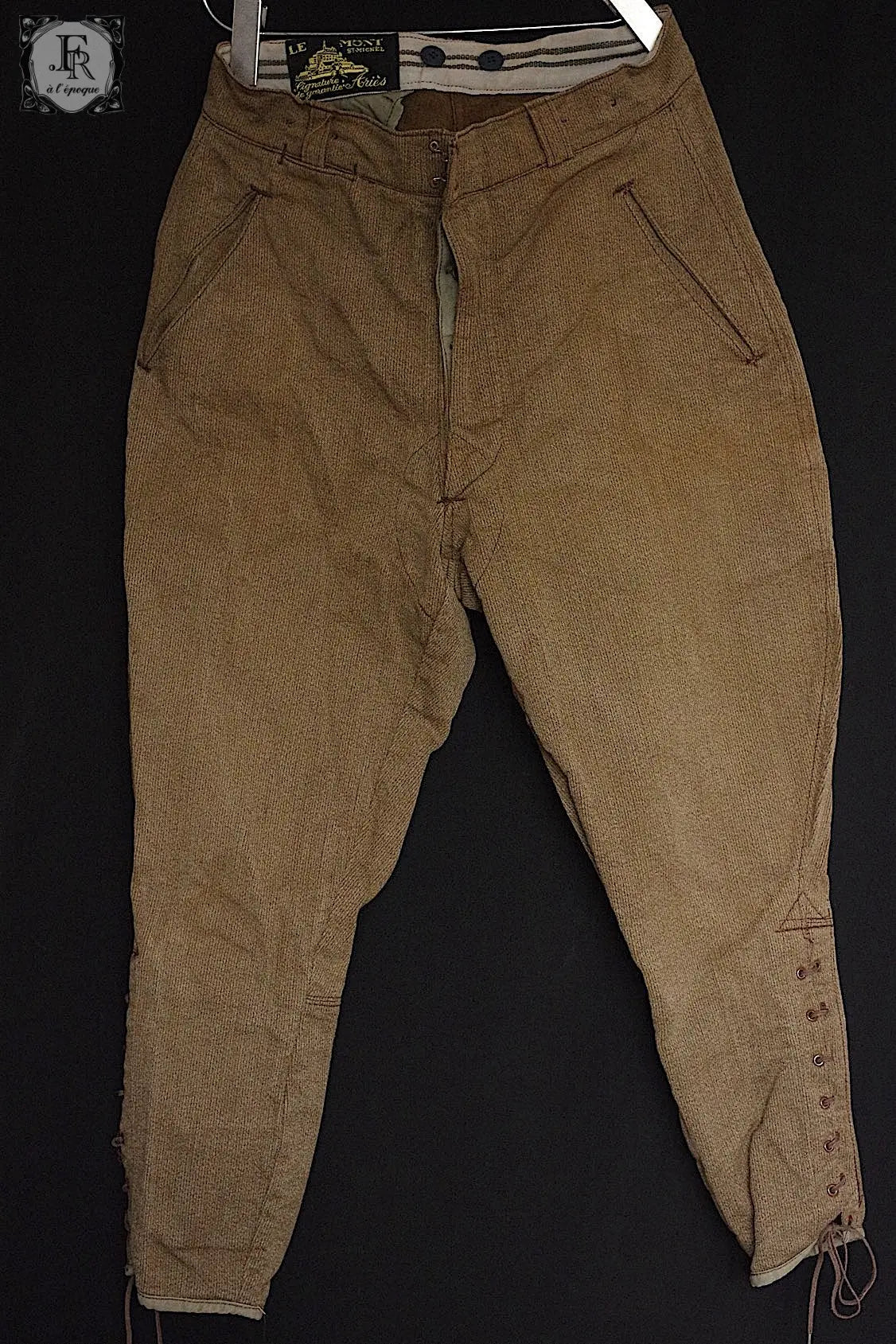 ヴィンテージジョッパーズパンツ vêtement vintage le mont STMiCHEL .FR a l'epoque