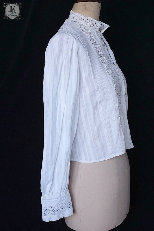 アンティークレースブラウス vêtement .FR a l'epoque