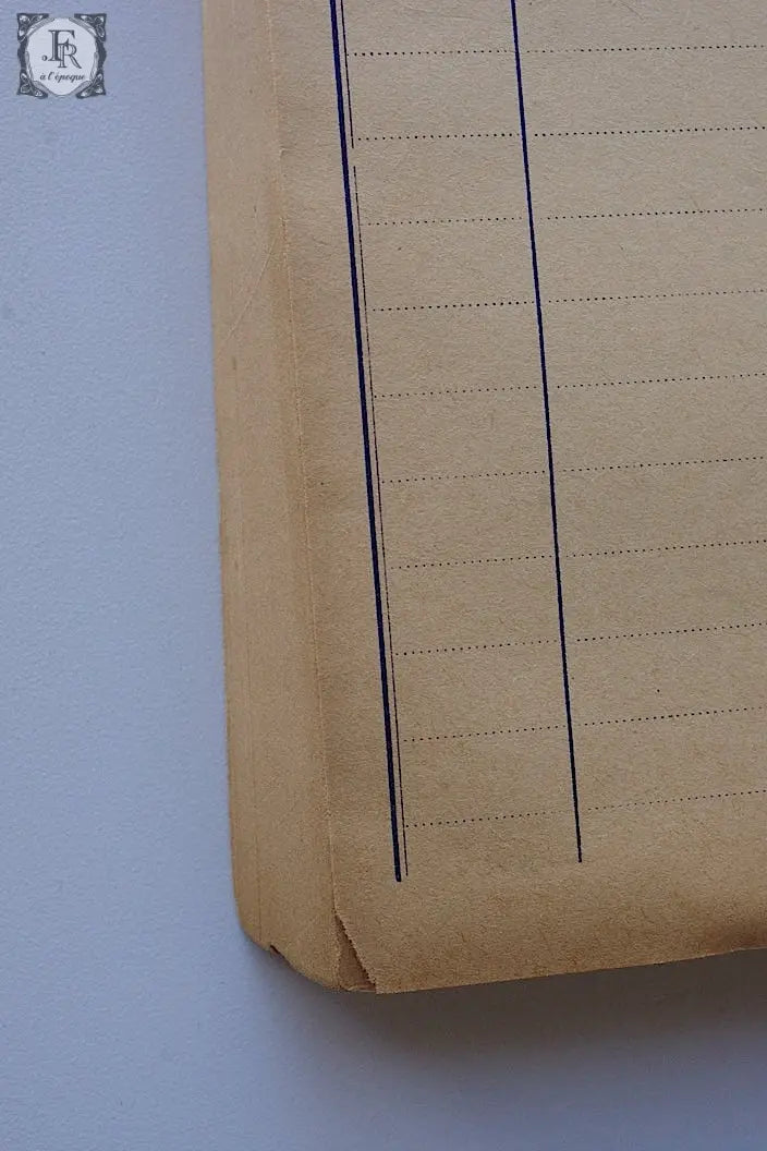 ヴィンテージ紙  vintage Carnet de Notes メモ .FR a l'epoque