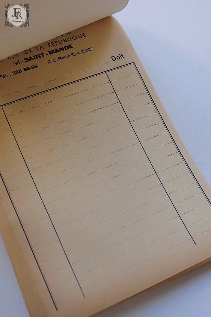 ヴィンテージ紙  vintage Carnet de Notes メモ .FR a l'epoque