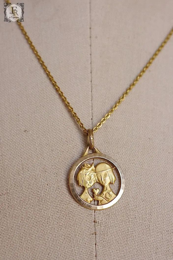 ヴィンテージペンダント vintage peynet .FR a l'epoque