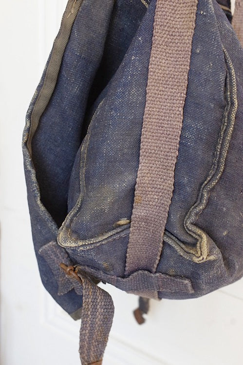 sac antique アンティークバック　ミリタリーマリン