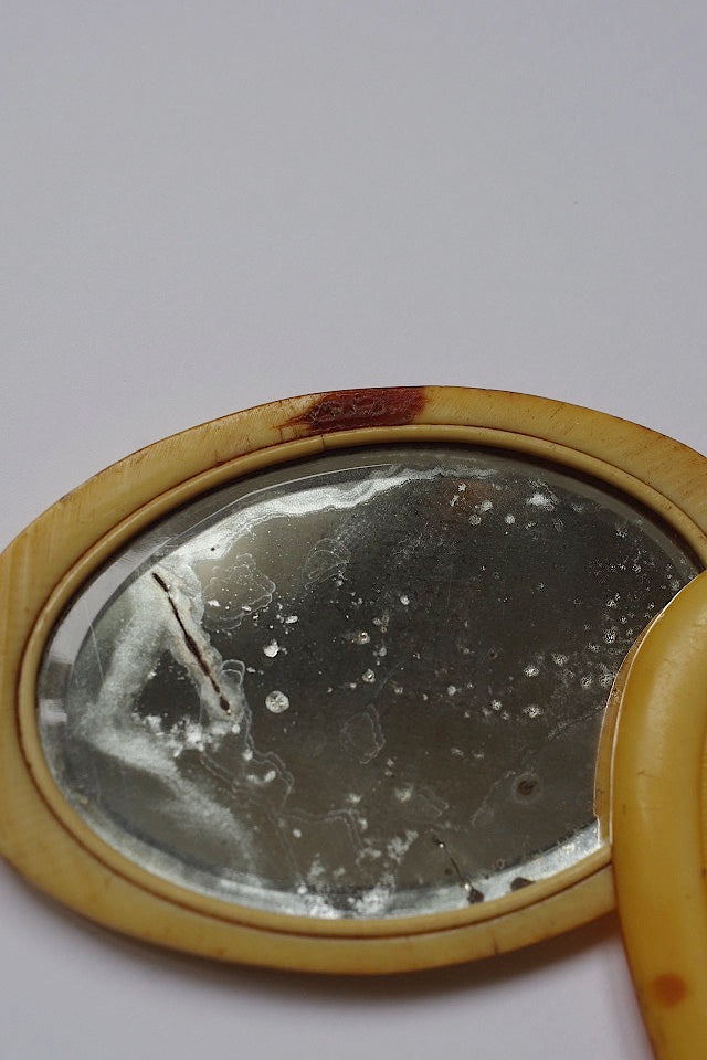 miroir antique アンティークコンパクト鏡 セット