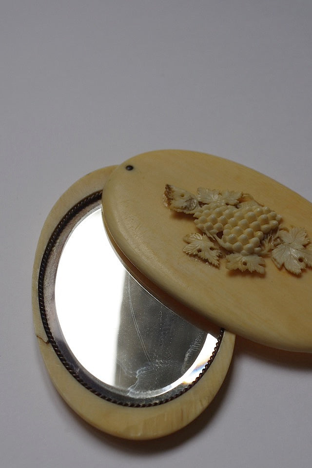 miroir antique アンティークコンパクト鏡 セット