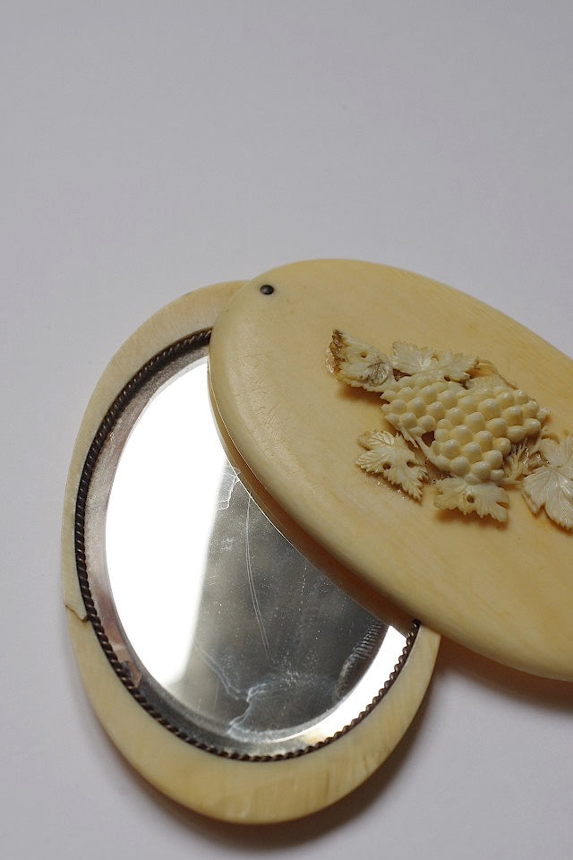 miroir antique アンティークコンパクト鏡 セット