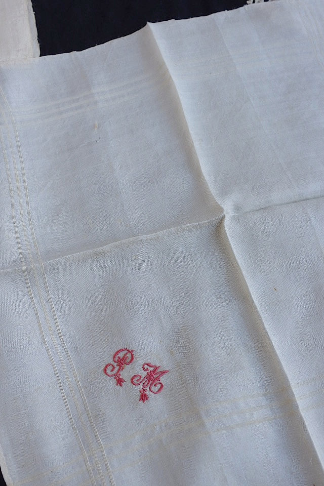 dentelle antique mouchoir アンティーク刺繍ハンカチセット 4