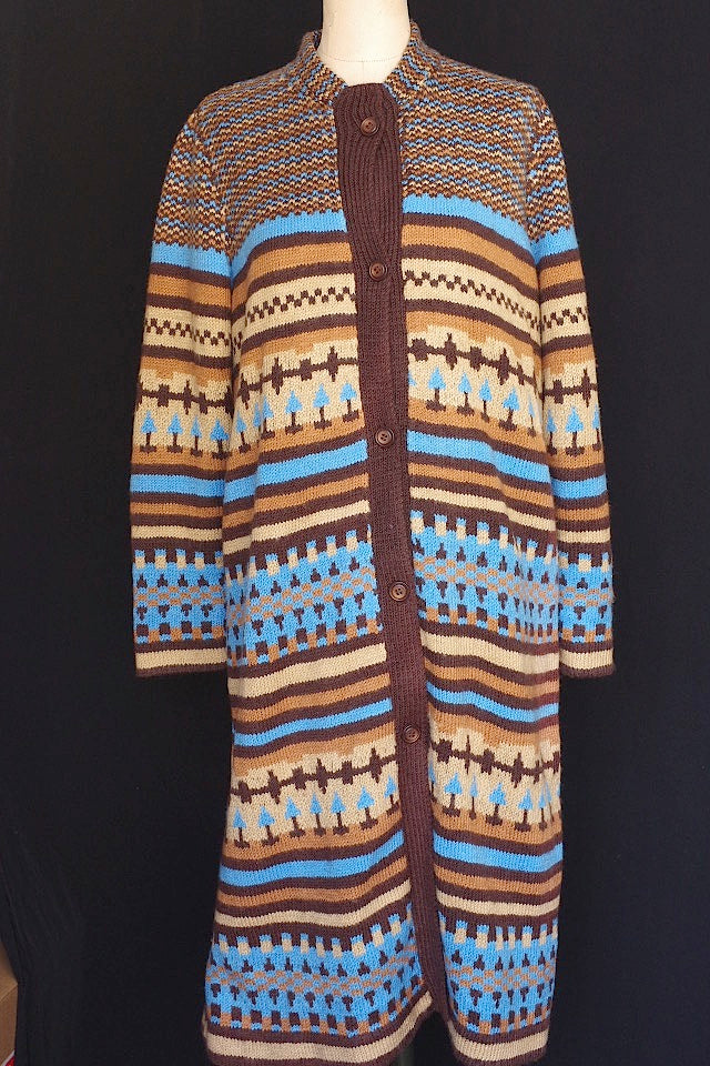 vetement vintage vintage knit coat 1