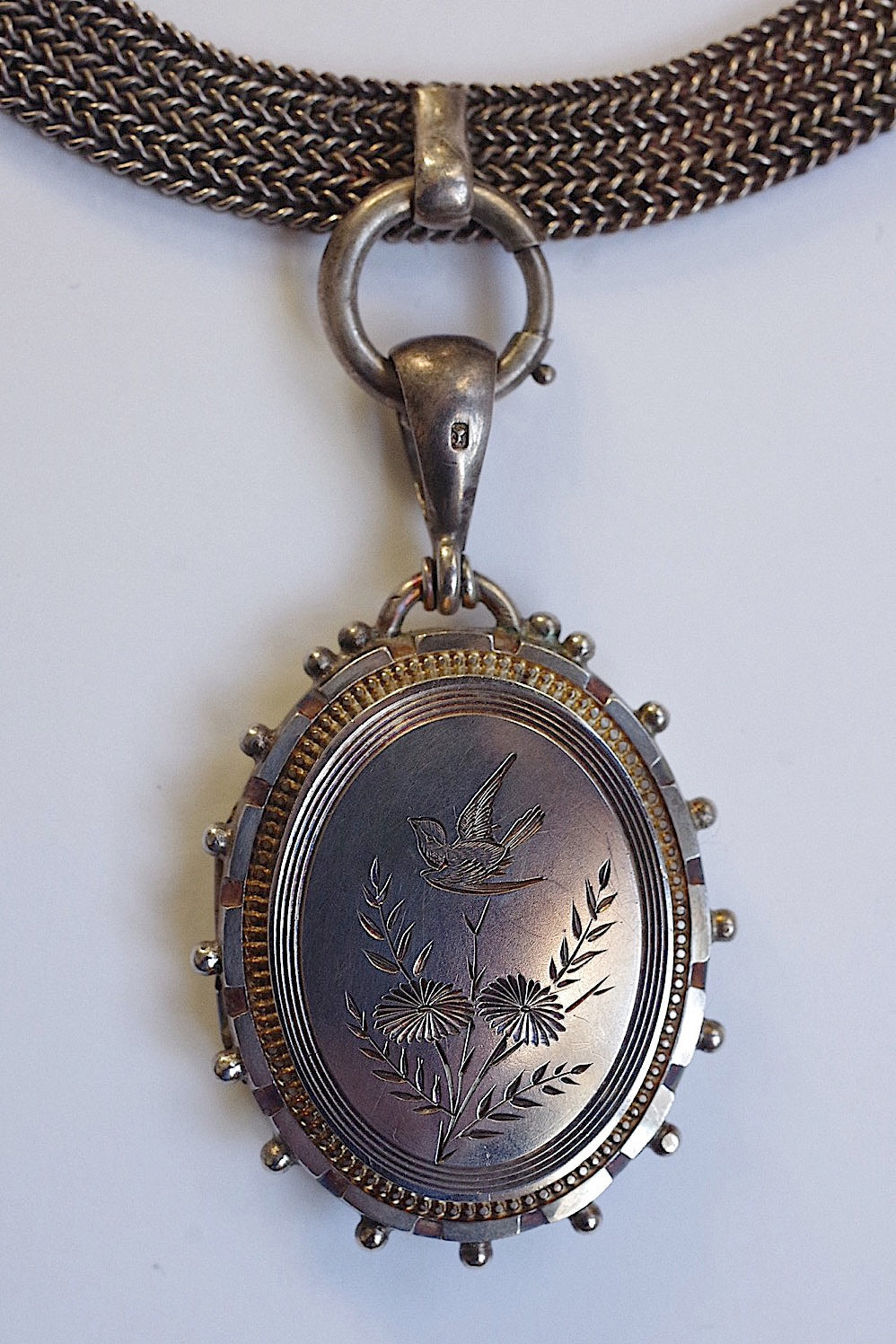 collier antique アンティーク ペンダント ロケット