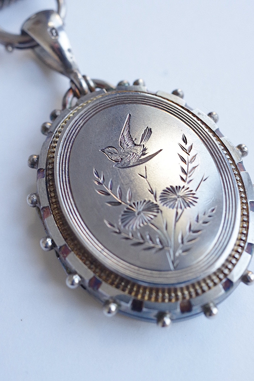 collier antique アンティーク ペンダント ロケット