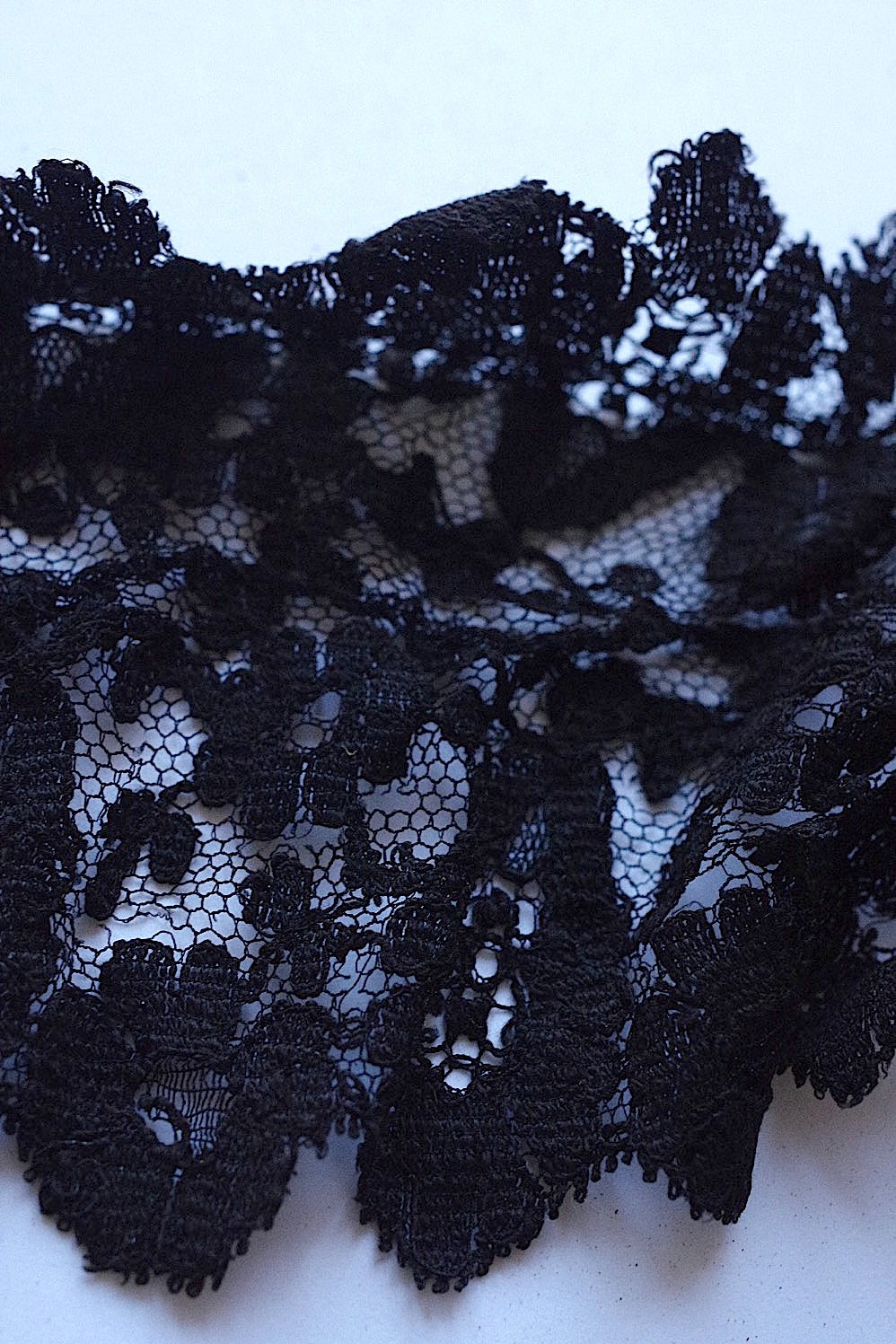 dentelle vintage アンティークレース 黒レース 250cm