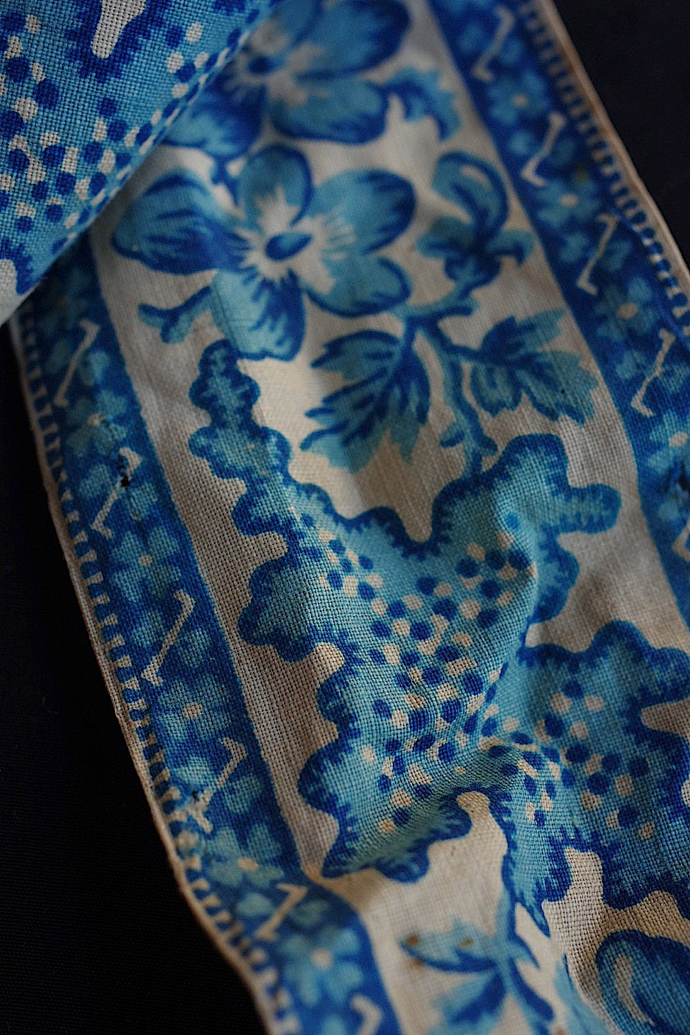 ruban  antique アンティーク リボン 花柄 1 .FR A Ll'EPOQUE