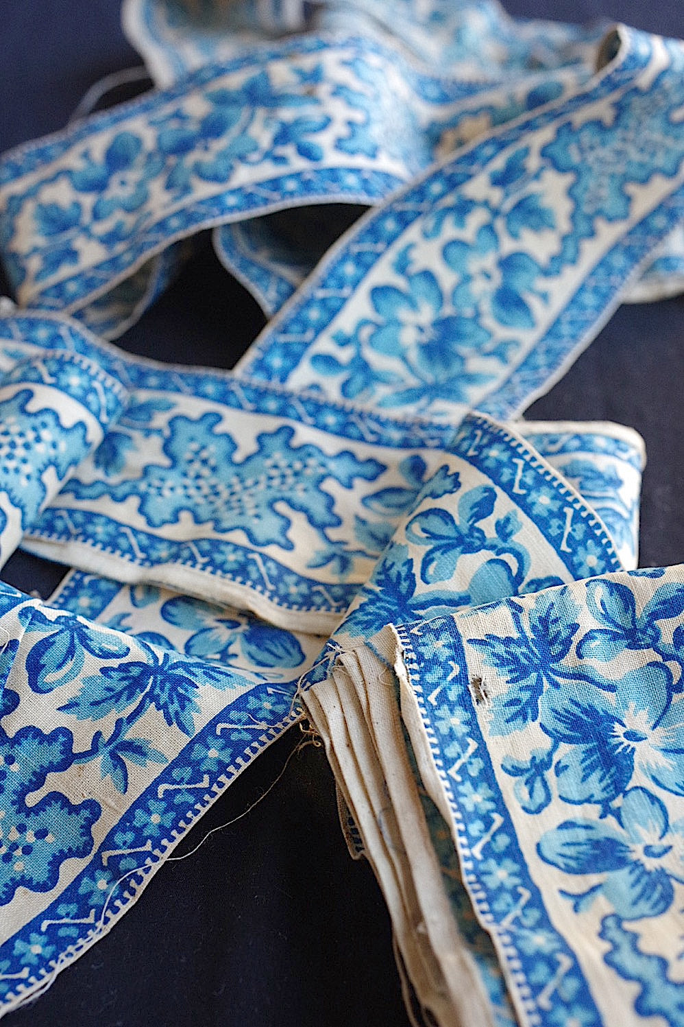 ruban antique アンティーク リボン 花柄 1 .FR A Ll'EPOQUE