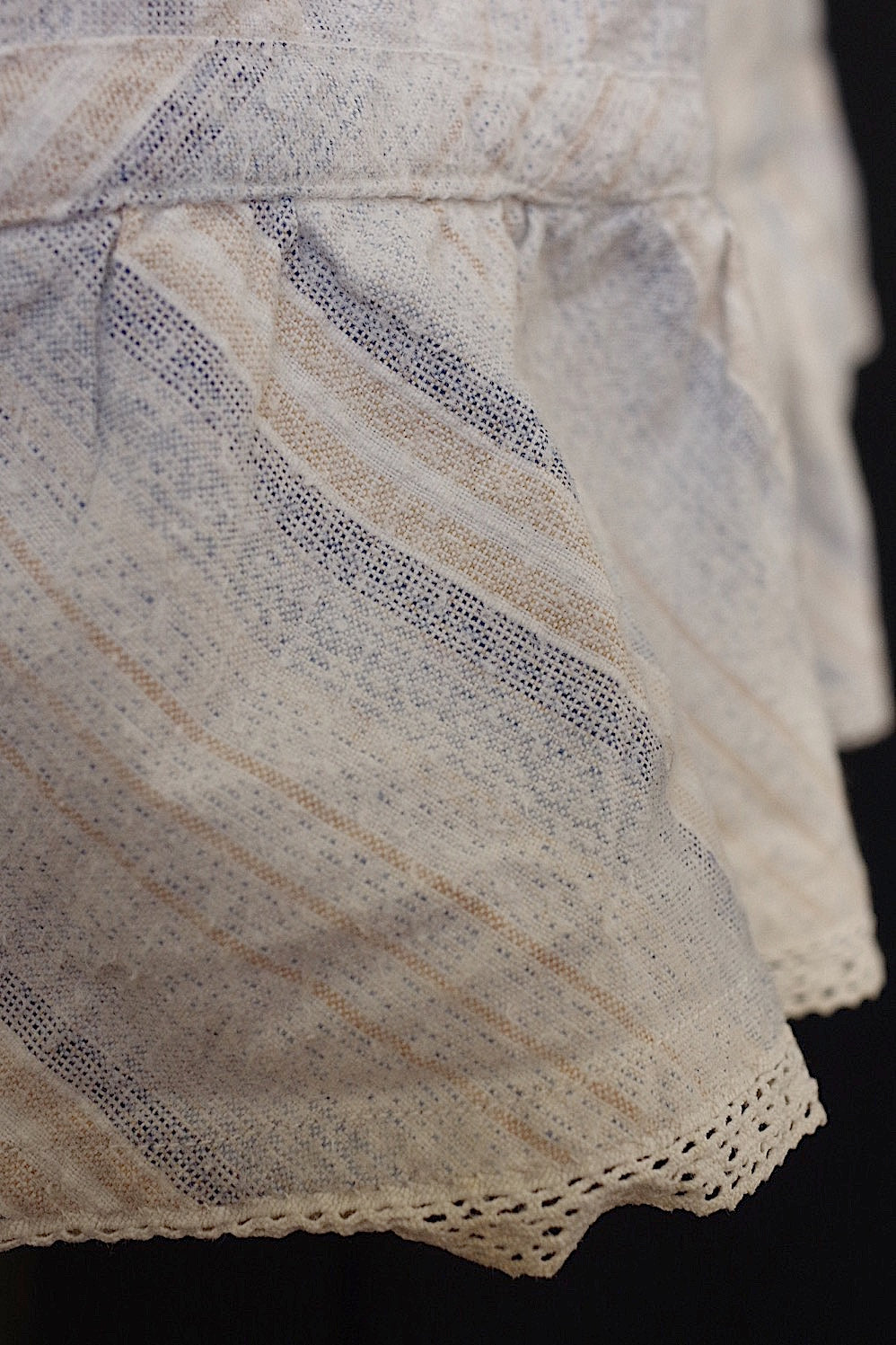 vetement antique antique skirt flannel fabric