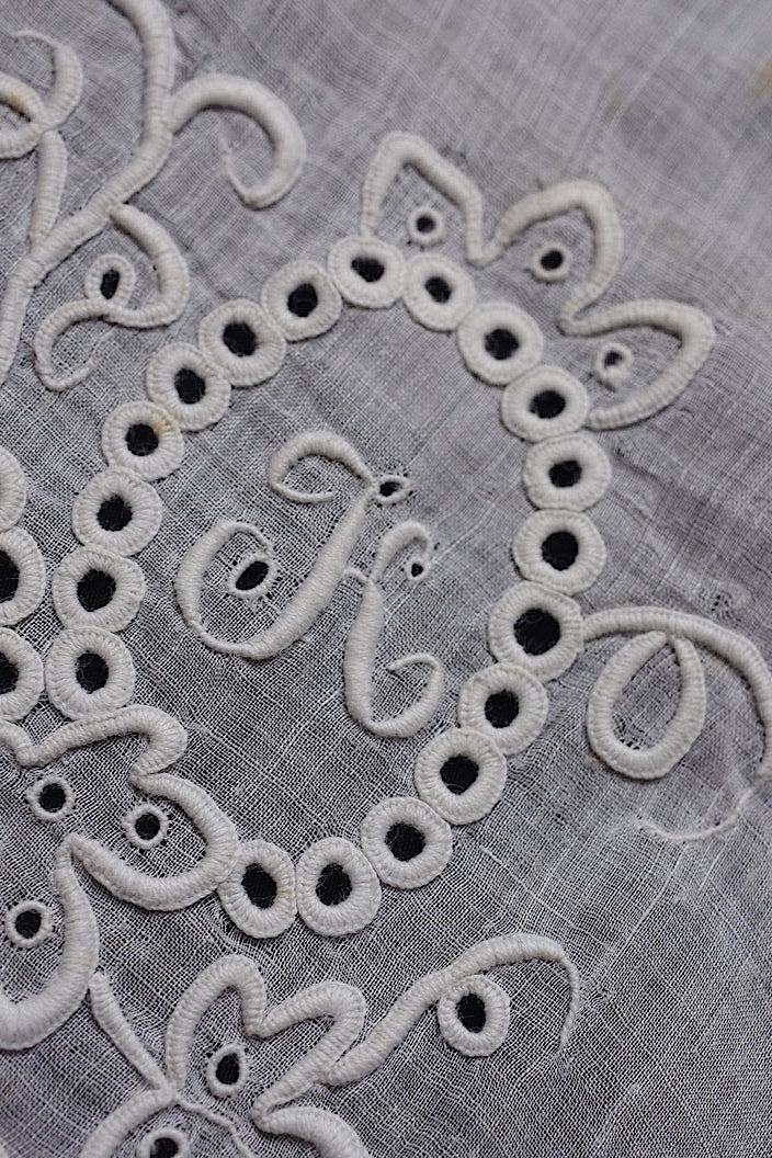 mouchoir antique アンティーク刺繍ハンカチ 2