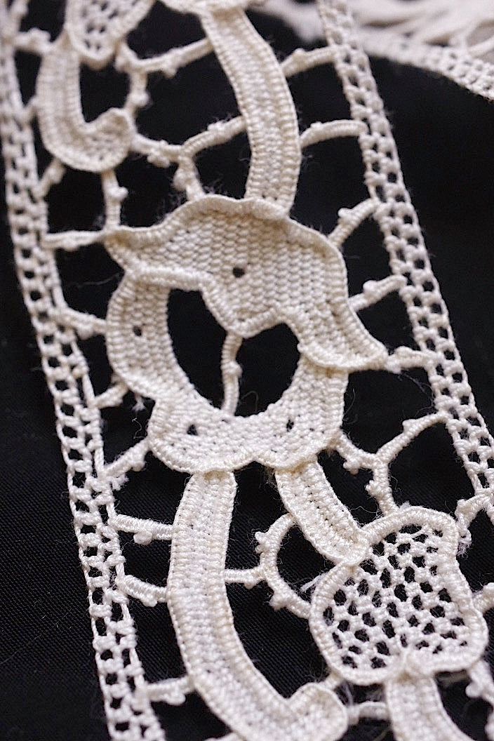 dentelle ancienne antique アンティークレース ヴニーズ 353cm