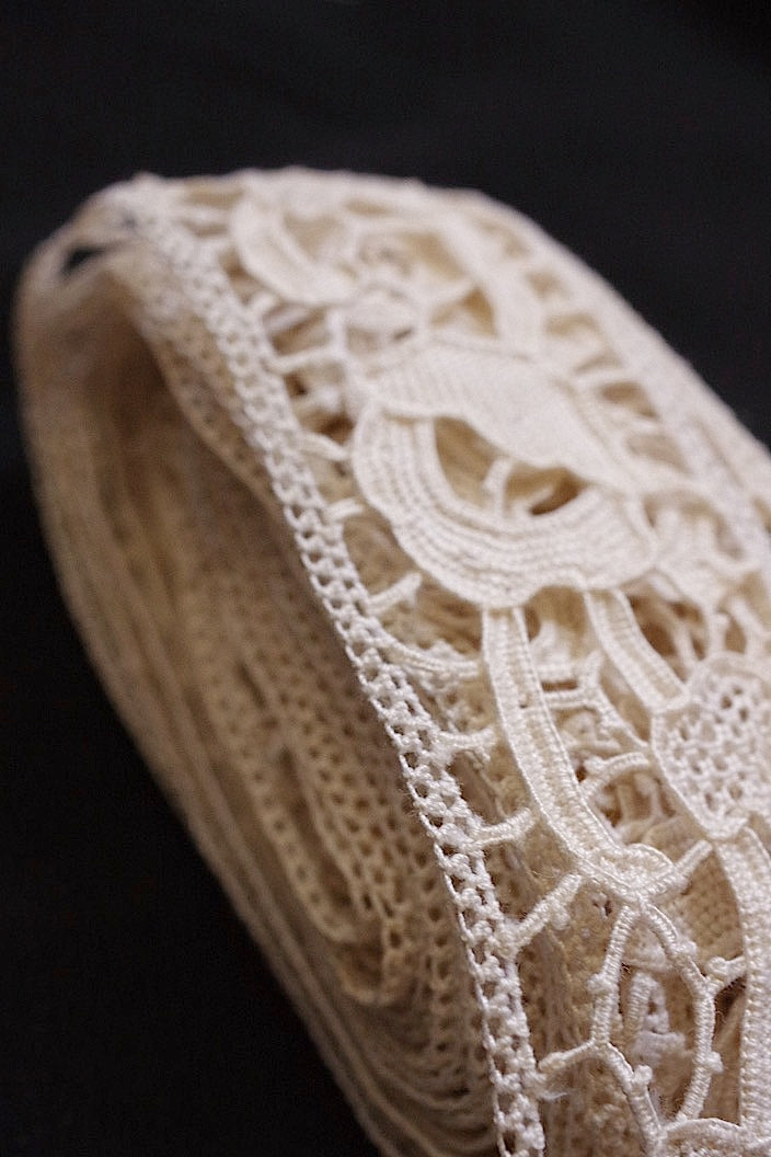 dentelle ancienne antique アンティークレース ヴニーズ 353cm
