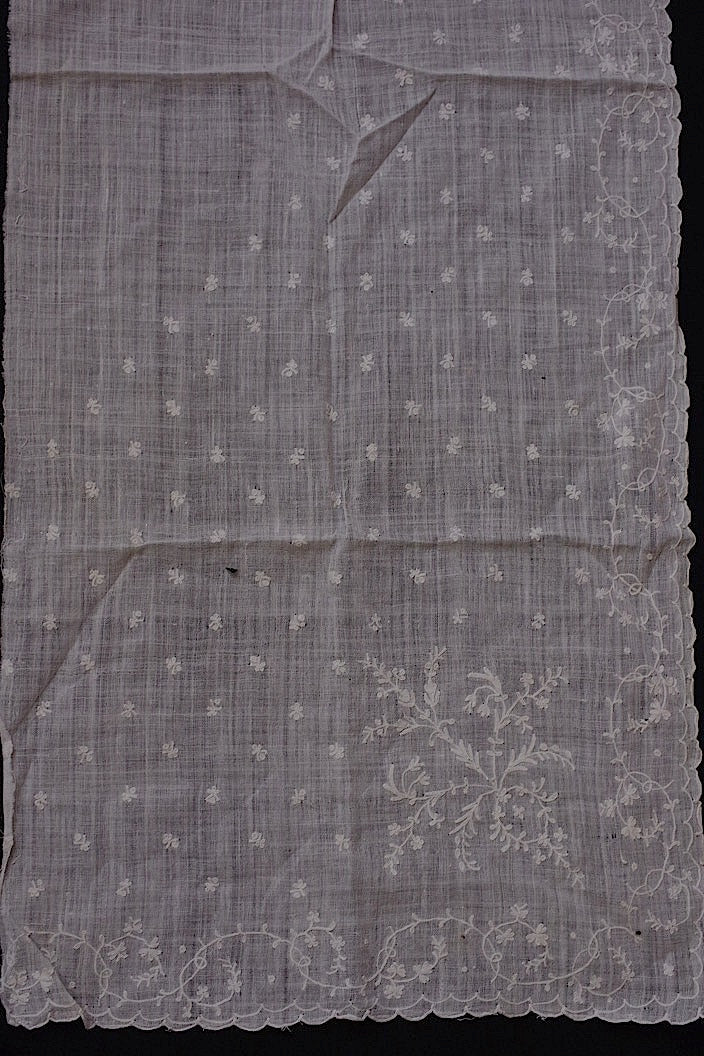 dentelle ancienne antique アンティークレース 刺繍ハギレ