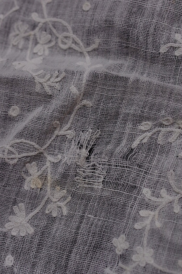 dentelle ancienne antique アンティークレース 刺繍ハギレ