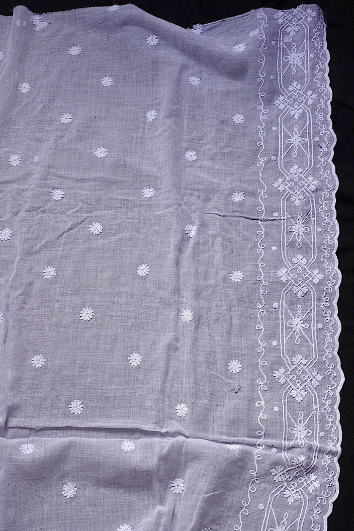 linge de maison antique アンティークステッチ刺繍生地 カーテン コーネリー