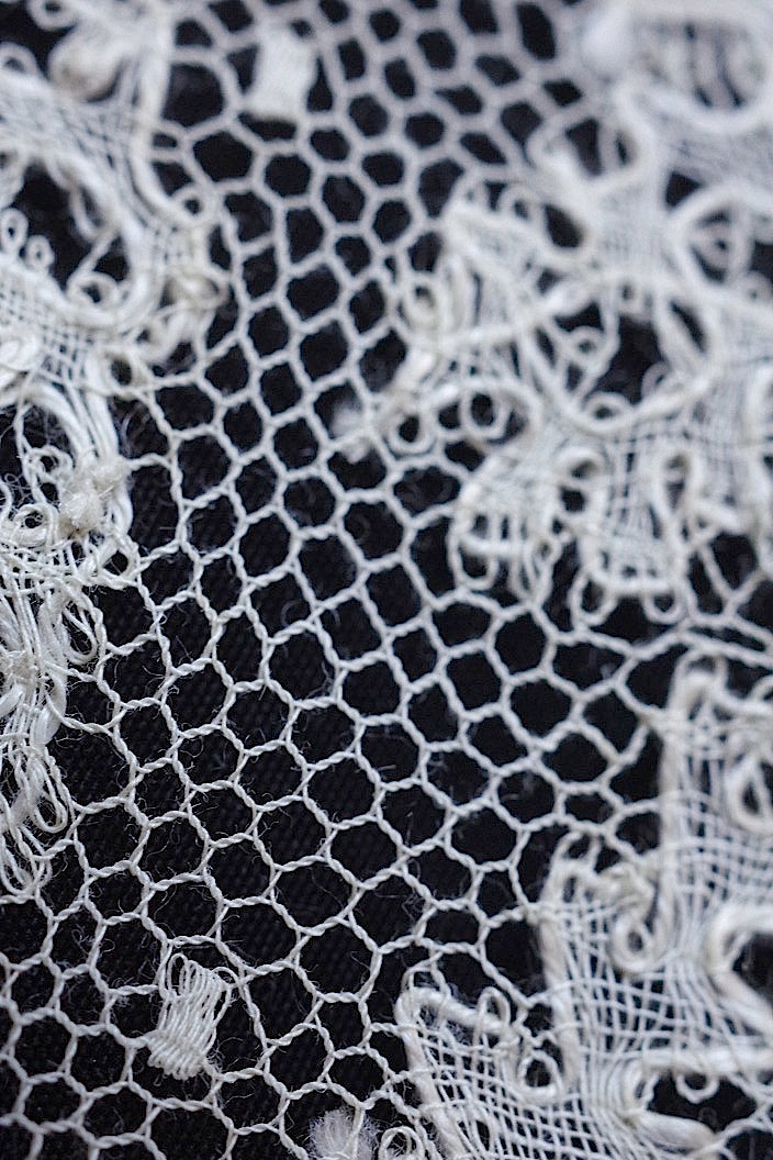 dentelle antique アンティークレース 266cm .FR a l'epoque
