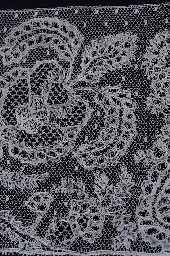 dentelle antique アンティークレース 266cm .FR a l'epoque