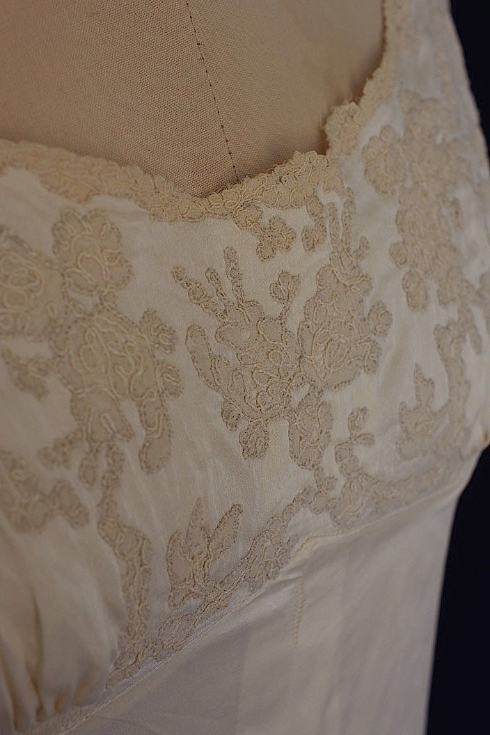 vêtement antique アンティークシルクワンピース lot2