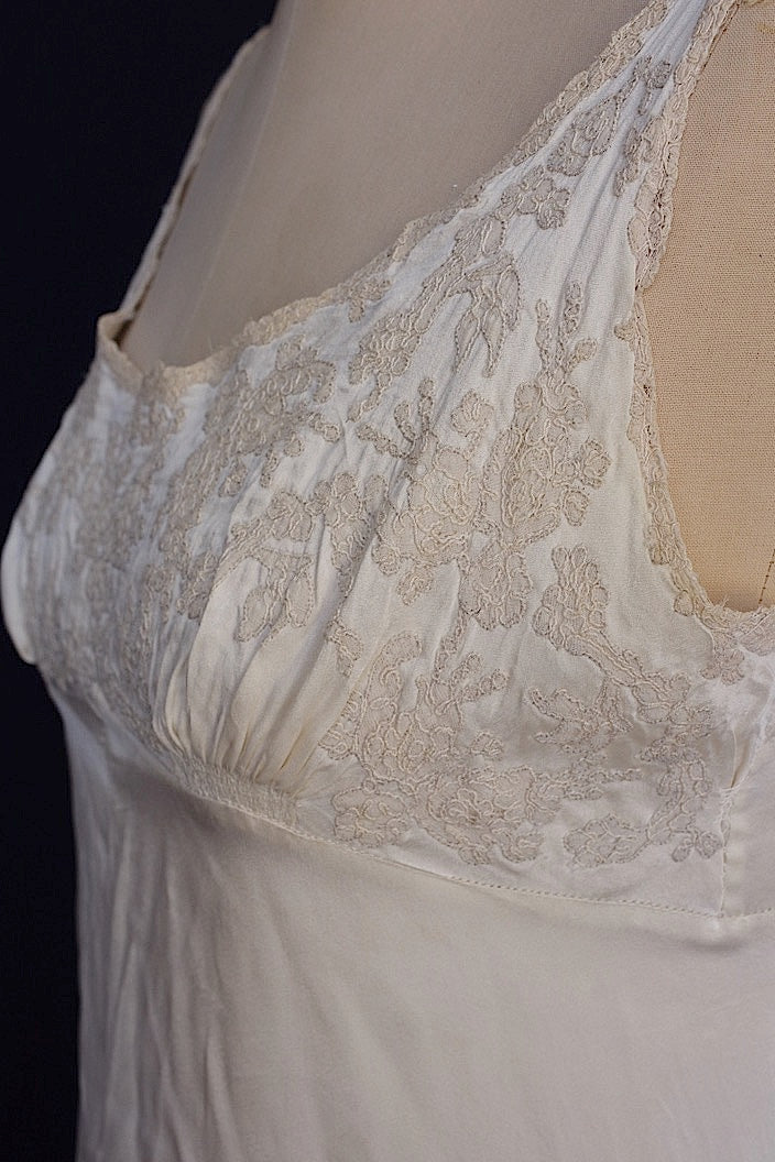 vêtement antique アンティークシルクワンピース lot2