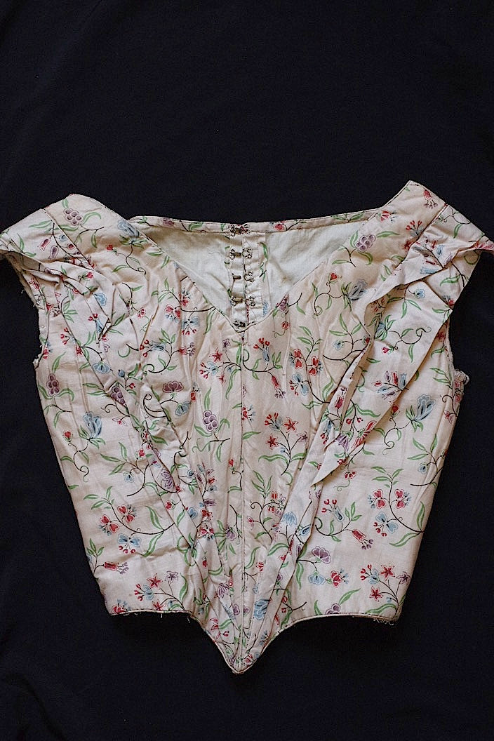 corset antique アンティーク 小花コルセット