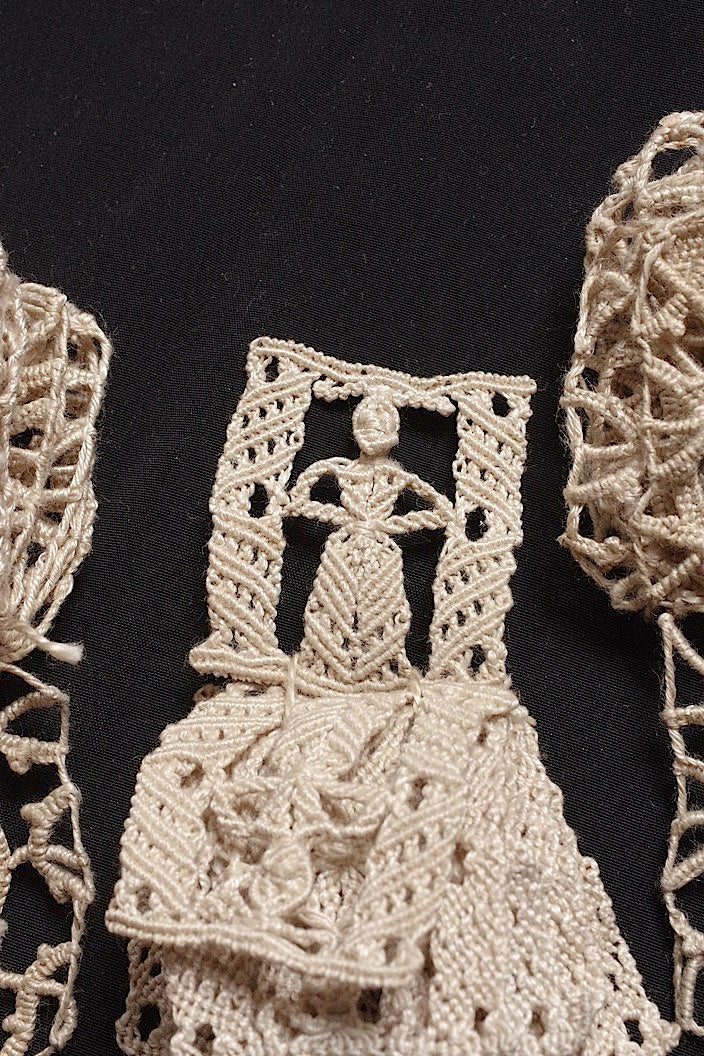 dentelle antique antique lace human pattern motif 3