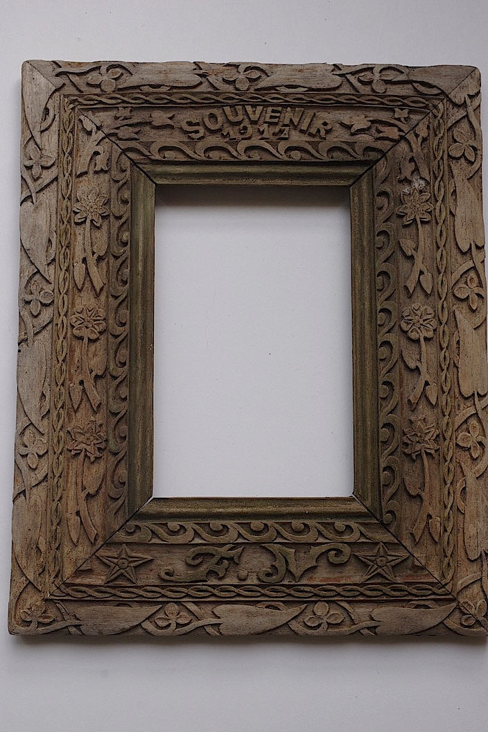 cadre antique antique wooden frame 1