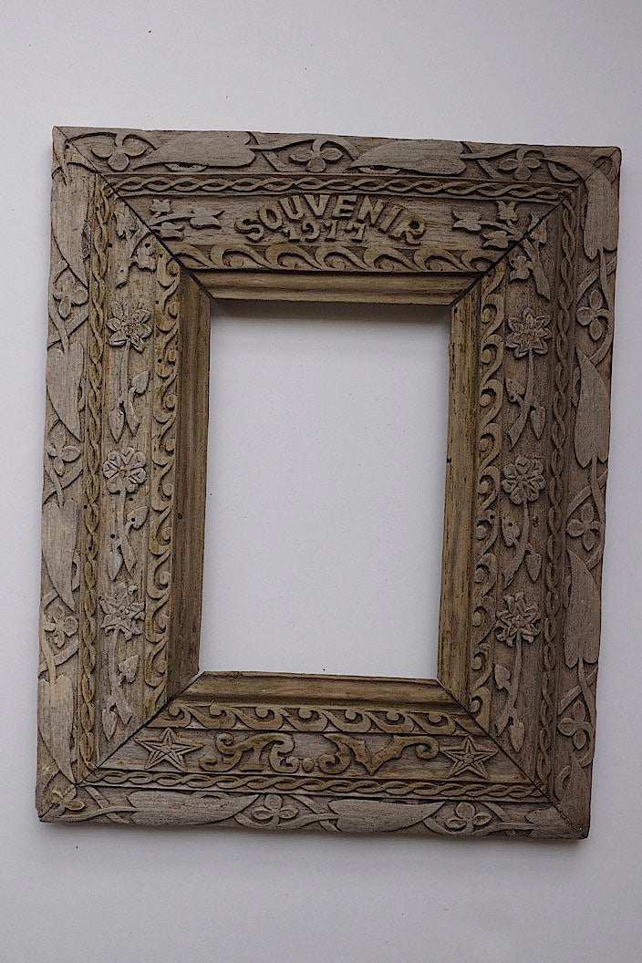 cadre antique antique wooden frame 2