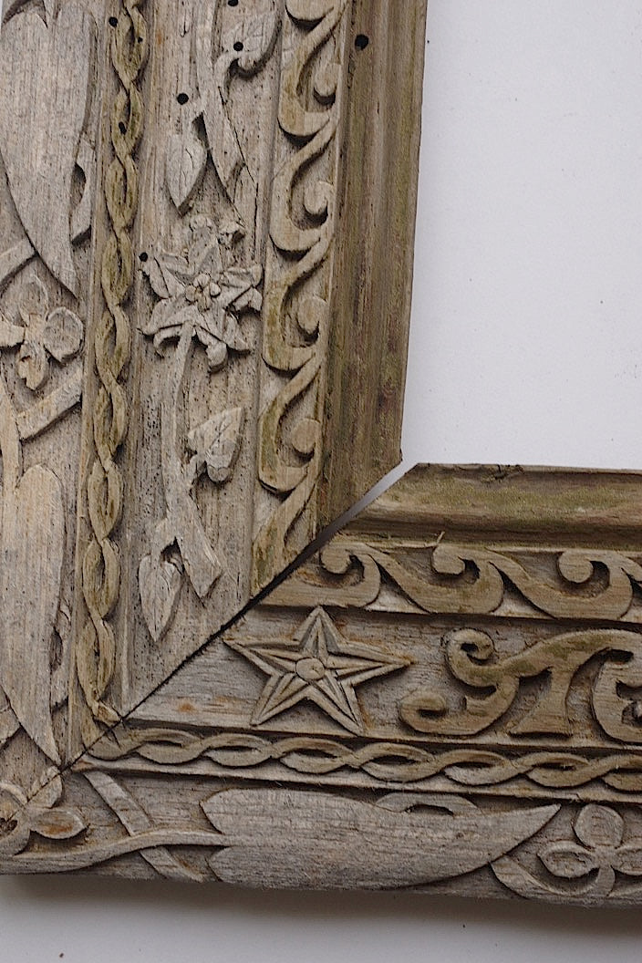cadre antique antique wooden frame 2