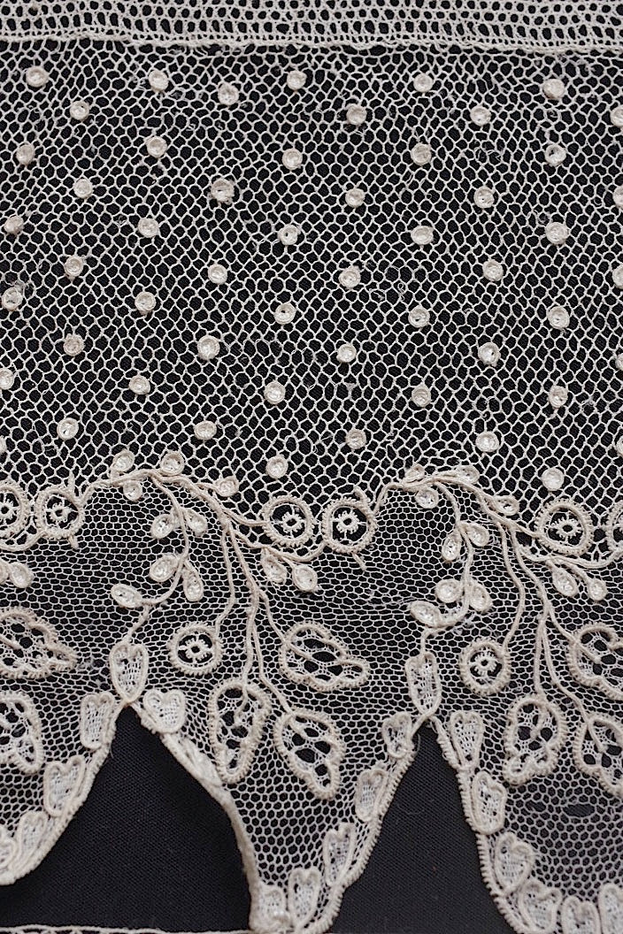 dentelle antique antique lace lot 2