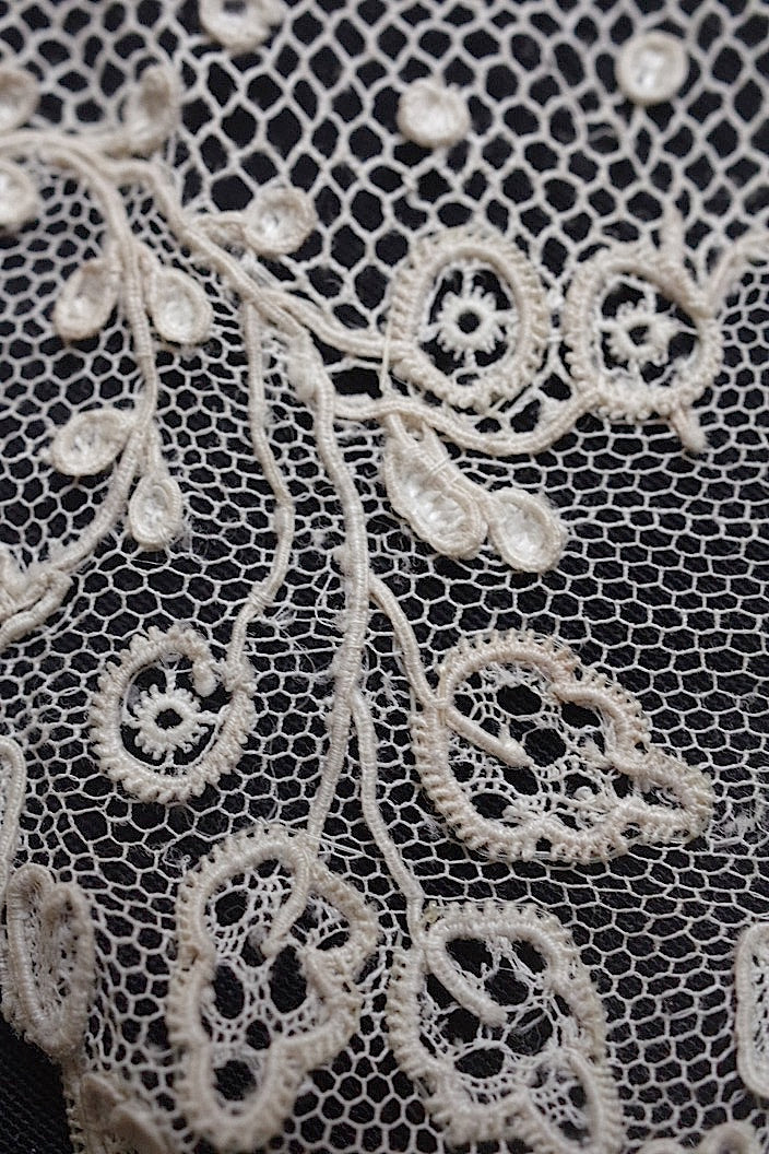 dentelle antique antique lace lot 2