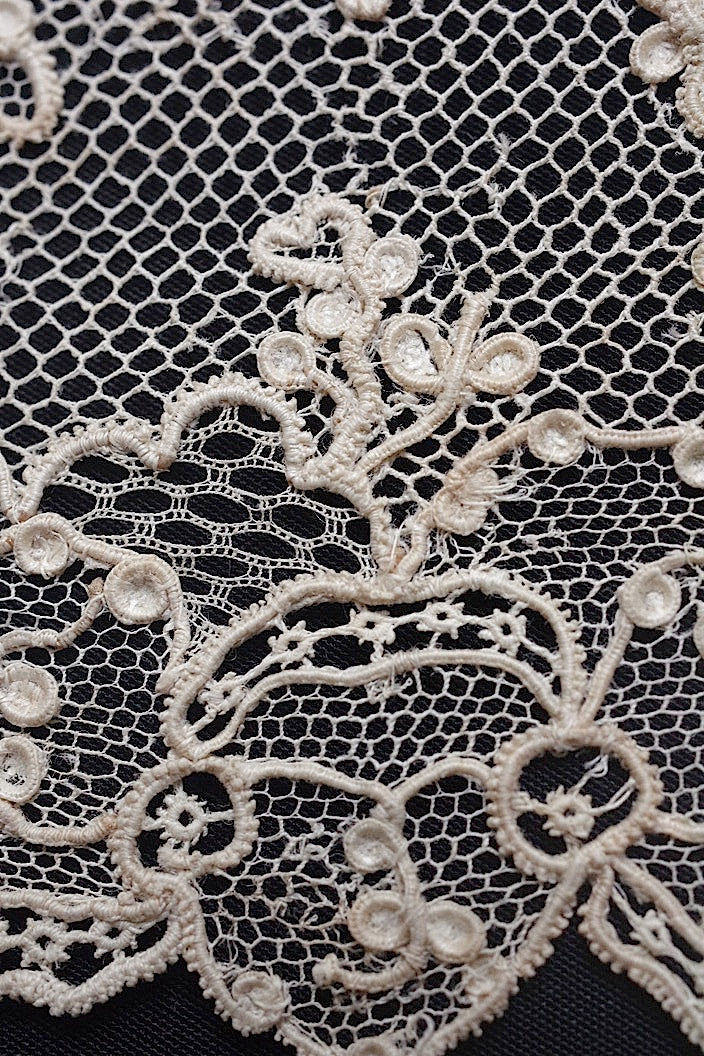 dentelle antique antique lace lot 2
