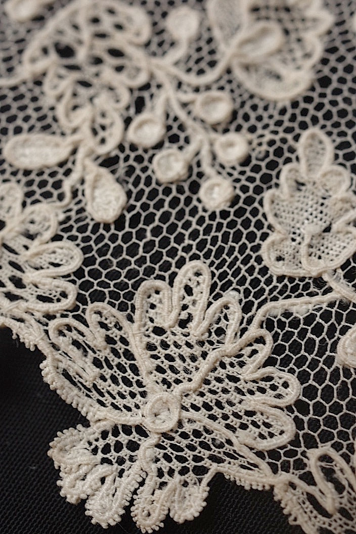dentelle antique antique lace alencon lot 6