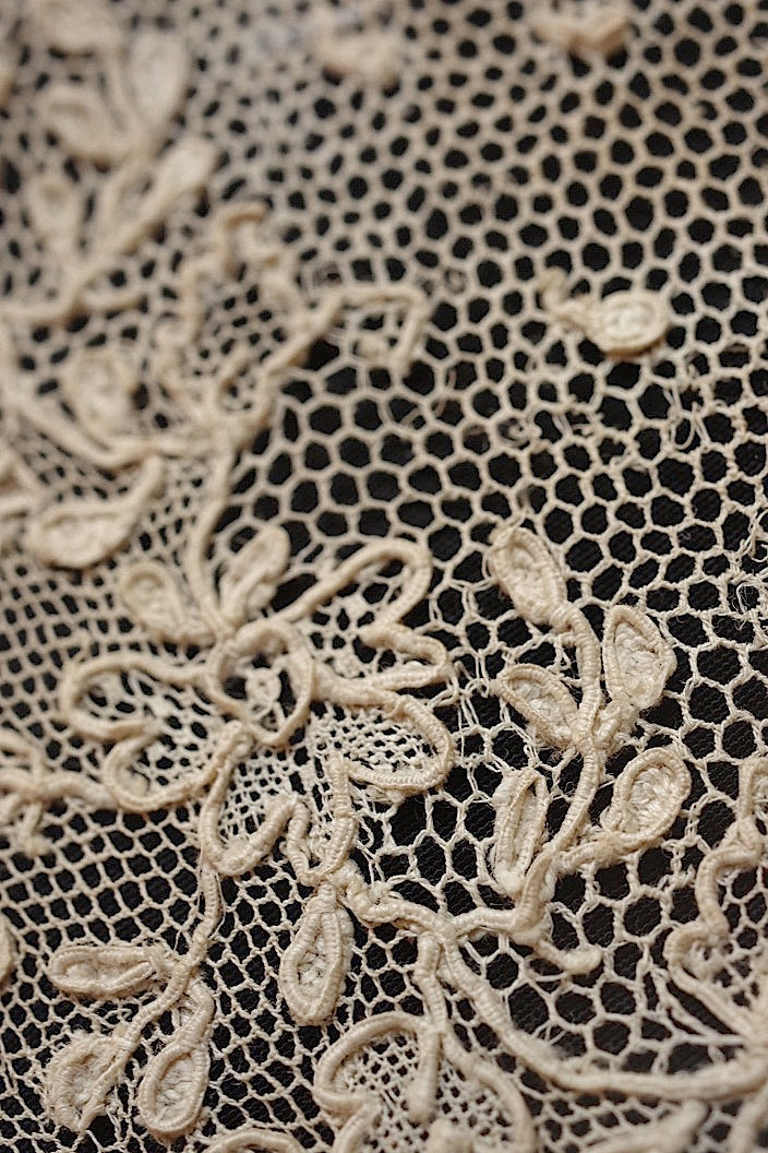 dentelle antique アンティークレース アランソンlot 6 .FR a l'epoque
