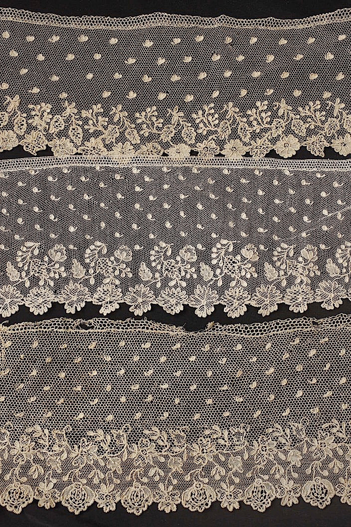 dentelle antique antique lace alencon lot 6