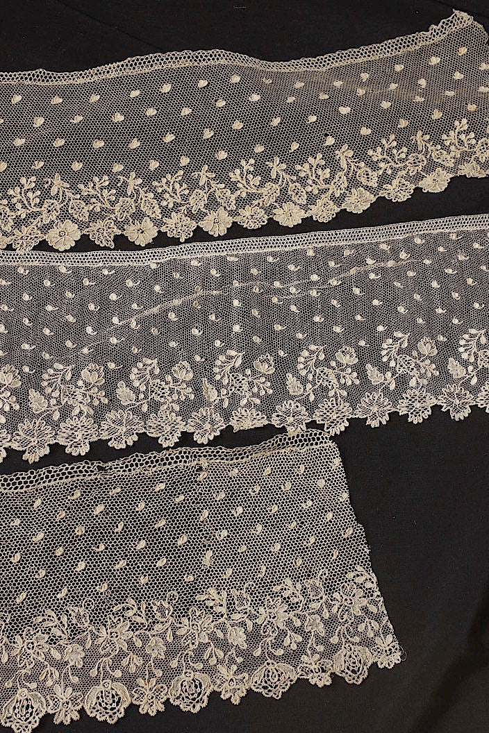 dentelle antique antique lace alencon lot 6