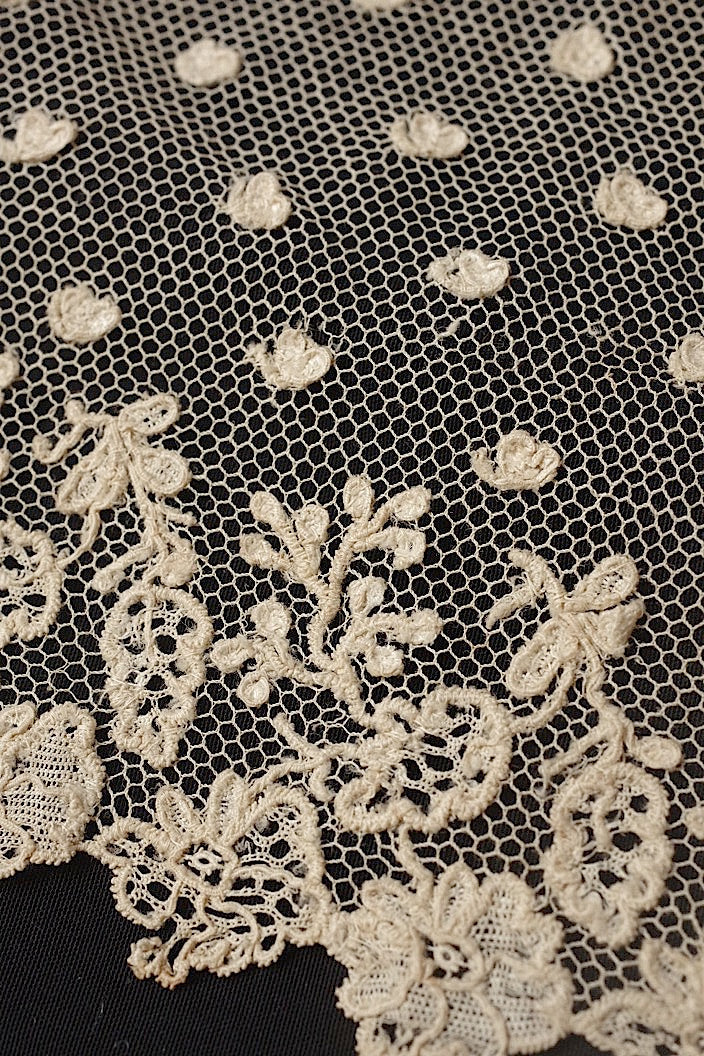 dentelle antique antique lace alencon lot 6