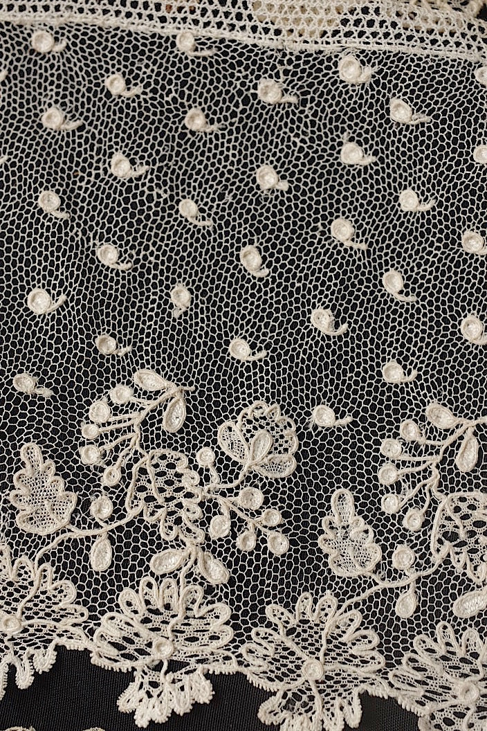 dentelle antique antique lace alencon lot 6